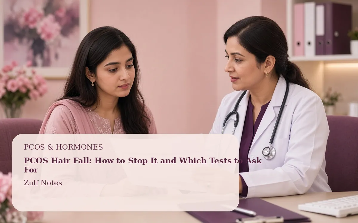 PCOS Hair Fall: How to Stop It and Which Tests to Ask For
