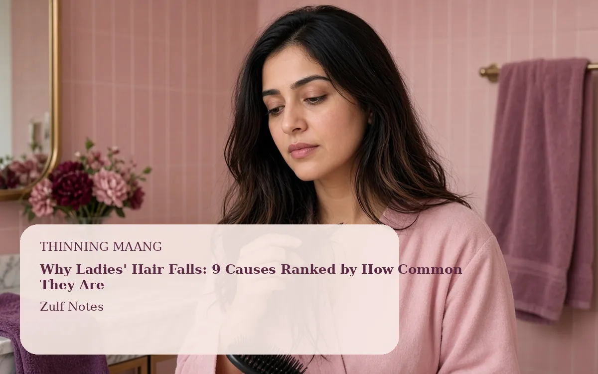 Why Ladies' Hair Falls: 9 Causes Ranked by How Common They Are